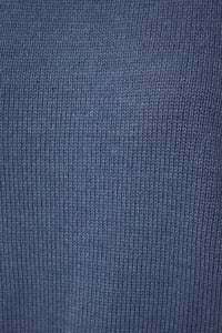 LE LIS Eliza Oversized Wide Neckline Sweater in dusty blue - women's sweater - view 6