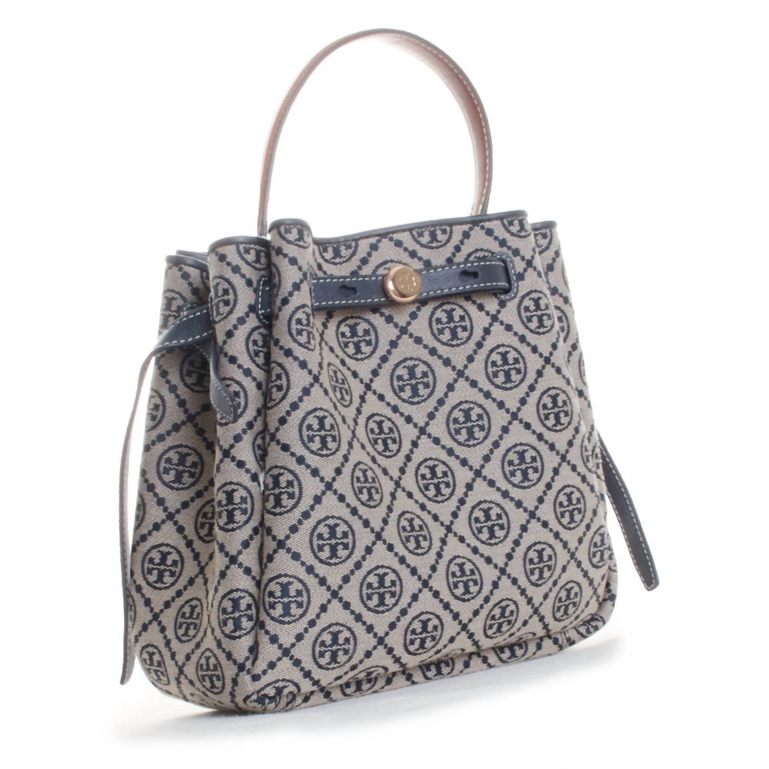 Tory Burch - Women's Romy T Monogram Bucket Bag
