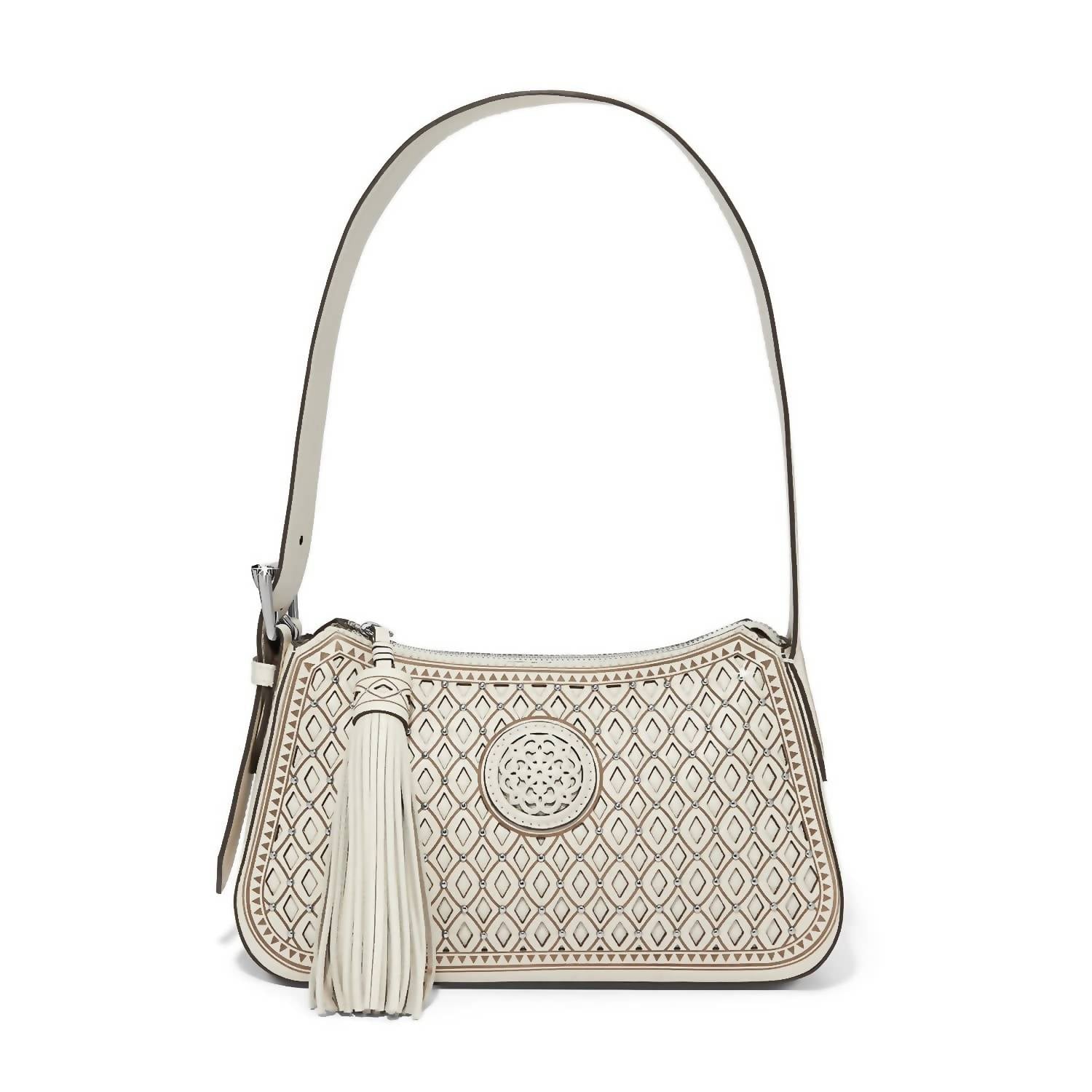 Brighton Women's Callia Small Shoulder Bag in beige 1 - women's bag