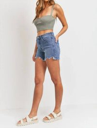 Just Black Denim - Tomboy High Rise Jean Short