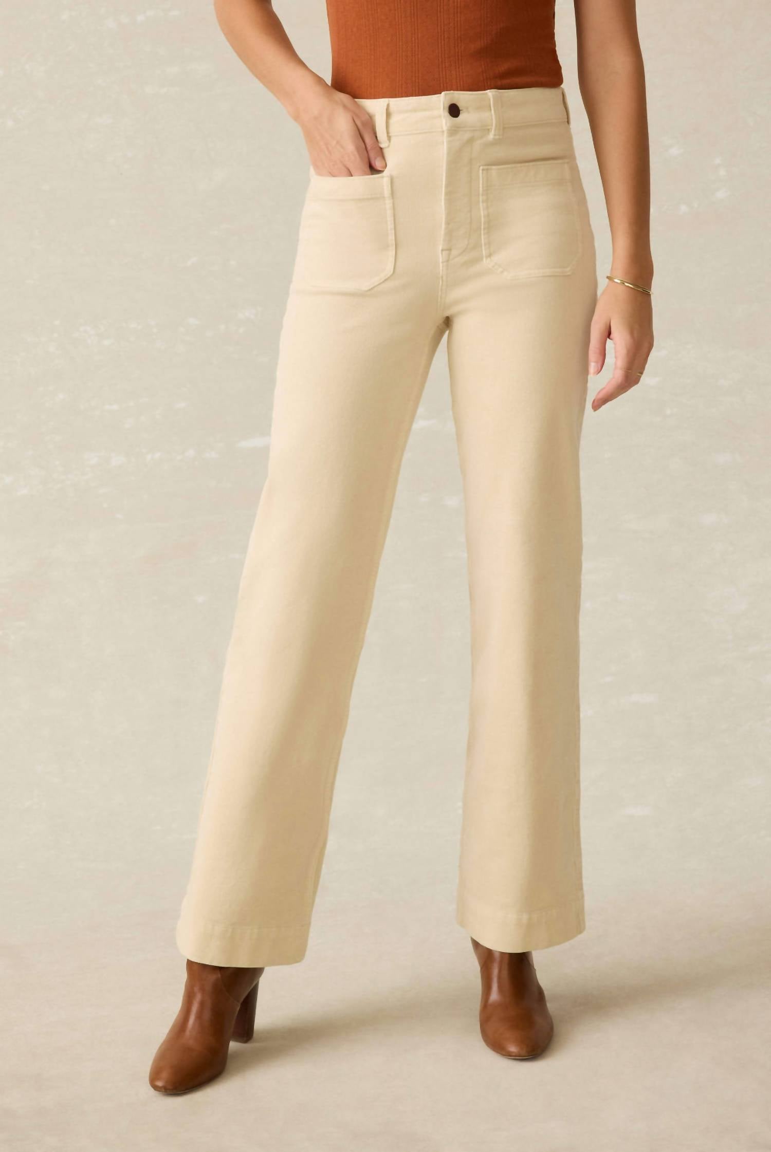 Faherty - Softstretch Cord Patch Pocket Pant