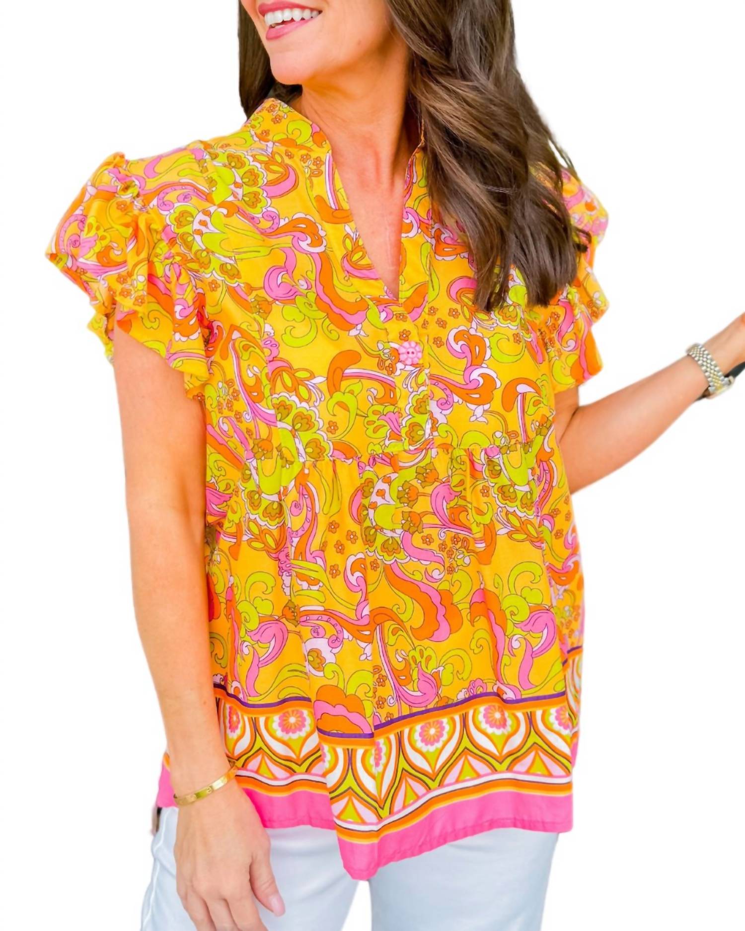 Ivy Jane - Pucci Paisley Top