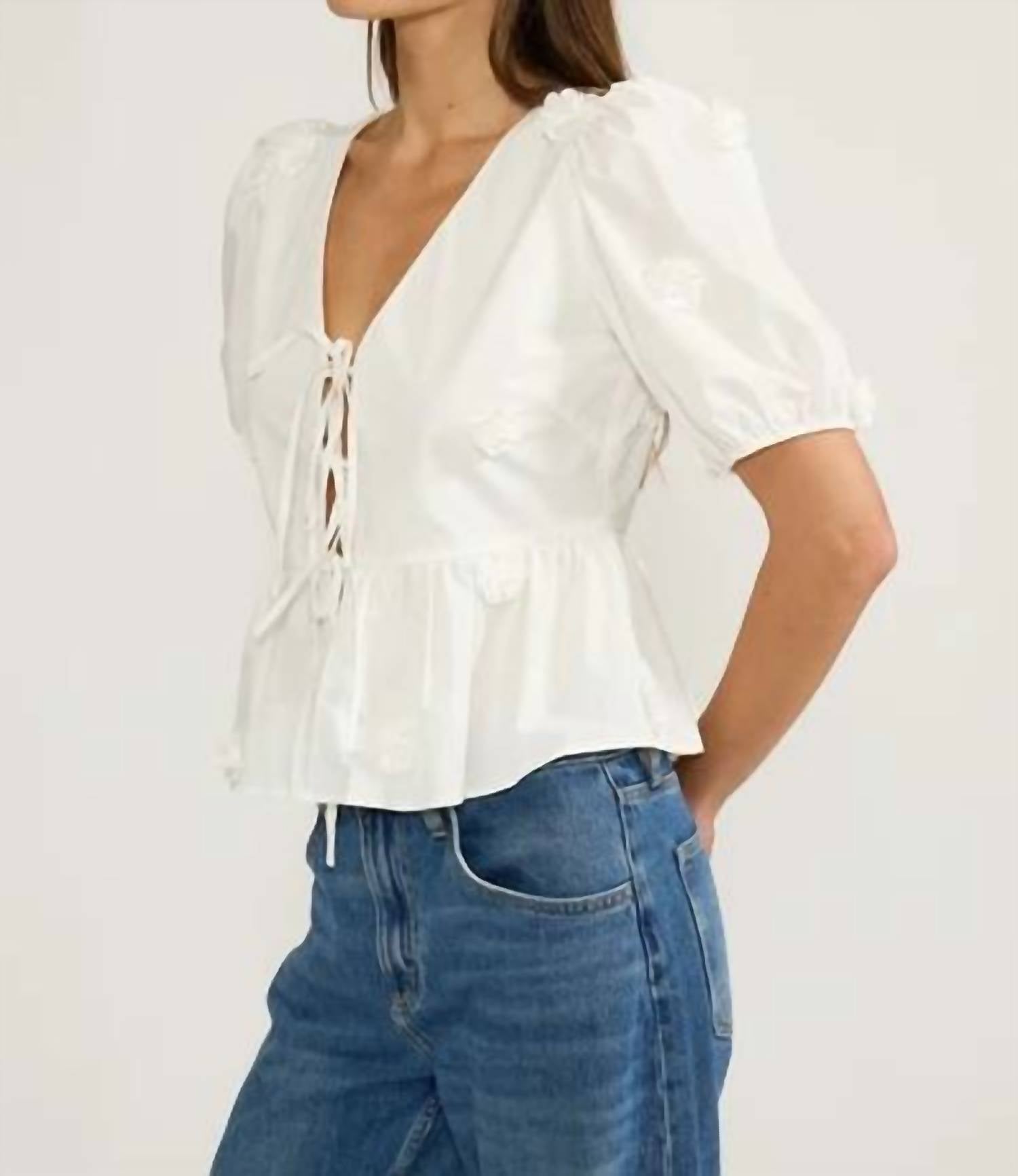 Lucy Paris - Melanie Tie Top