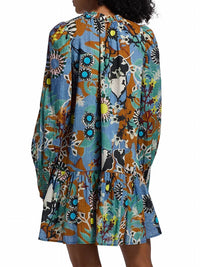 Marie Oliver Irena Floral Minidress in oasis - women's dress - view 4