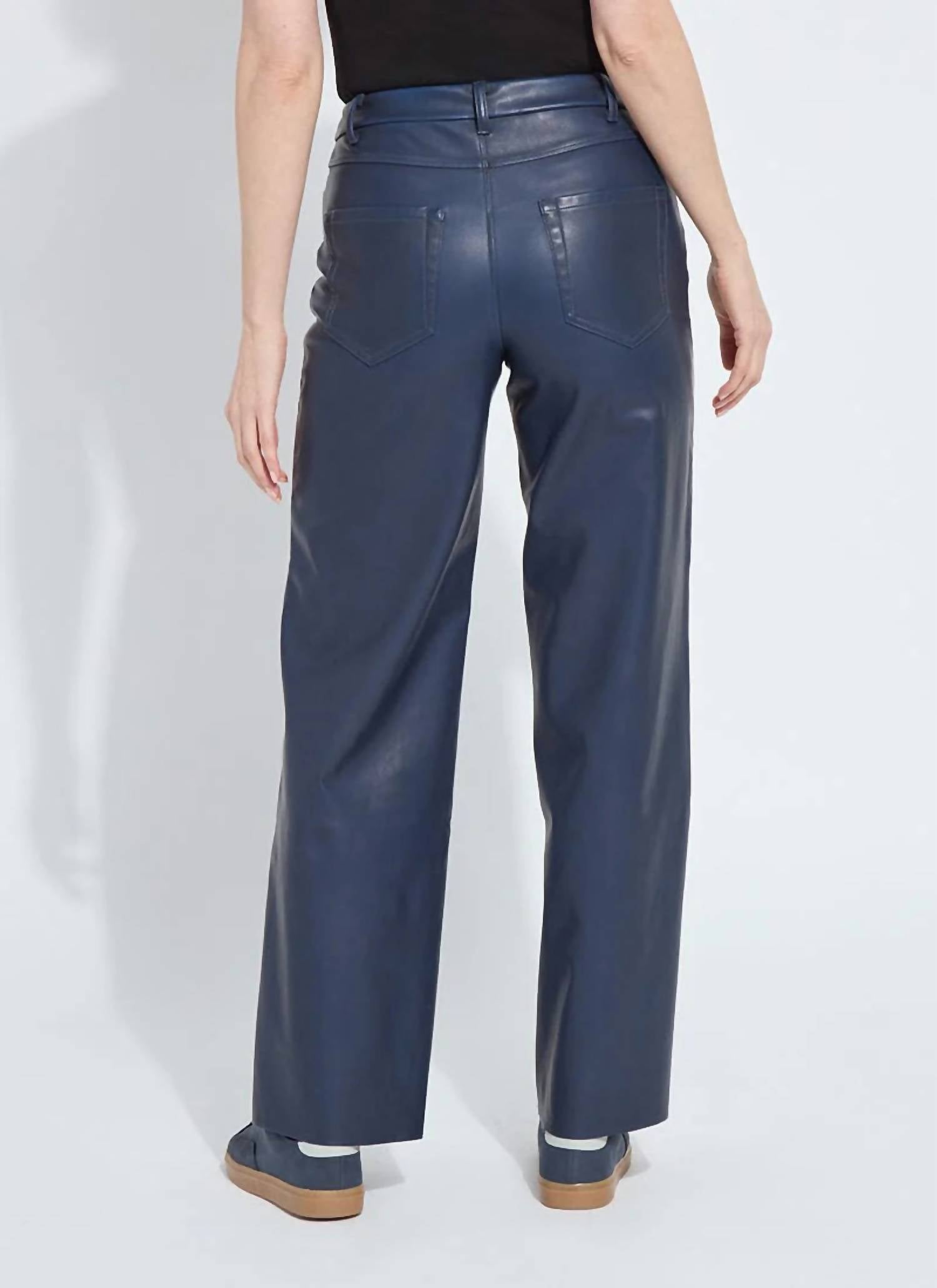 Lysse - Cortina Hi Waist Wide Leg Vegan Leather Pants