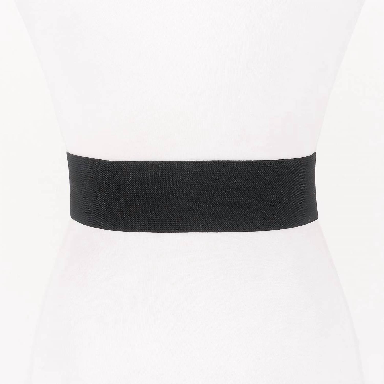 3Am By H&D Accessories - Women's Round Buckle Elastic Belt