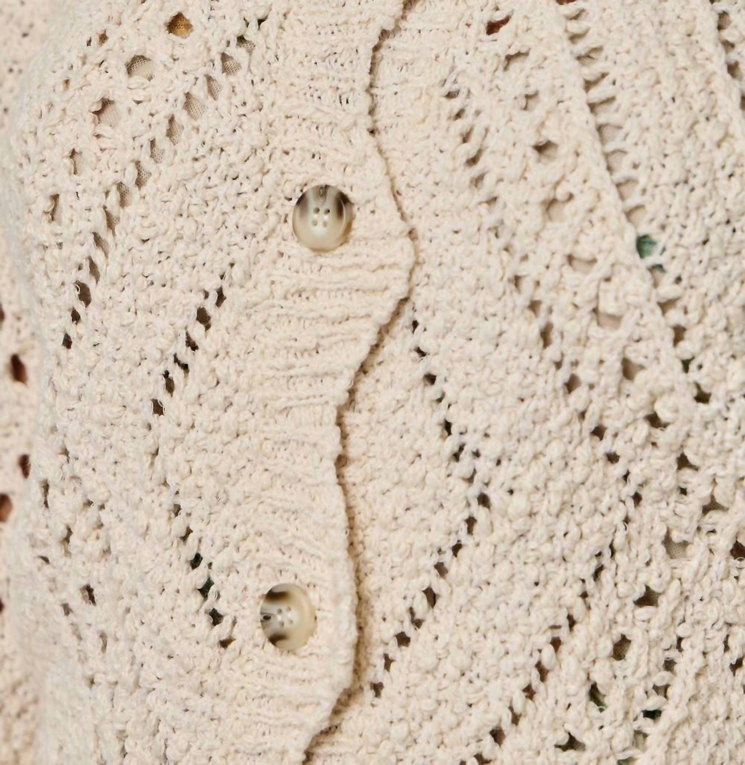 Mystree - Crochet Knit Cardigan
