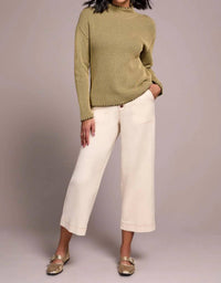 Tribal - Combed Cotton Two Tone Rib Sweater