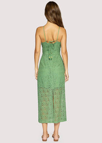 Lost + Wander - Marisol Embroidered Halter Midi Dress