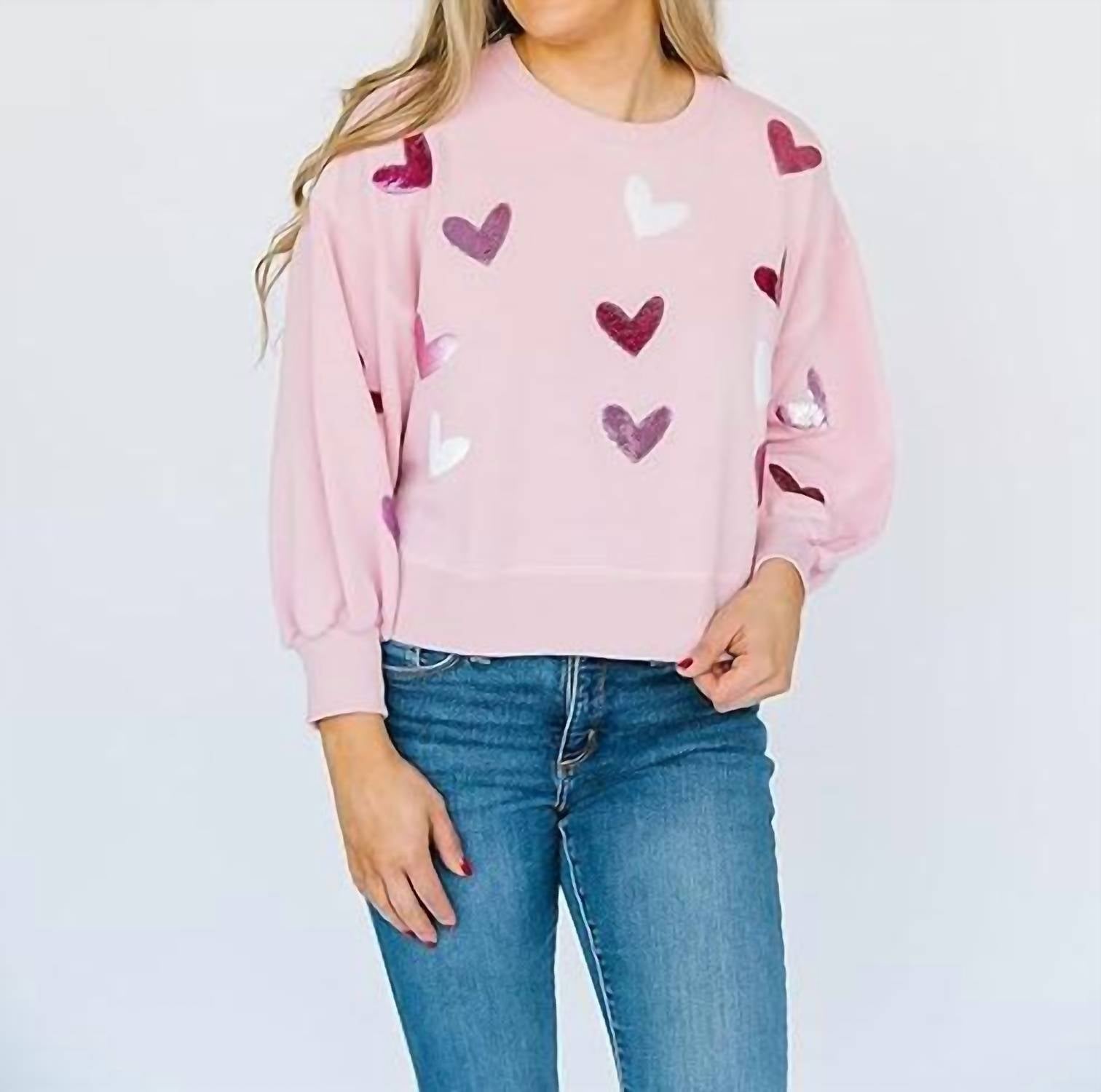 Mary Square - Millie Hearts Sweatshirt