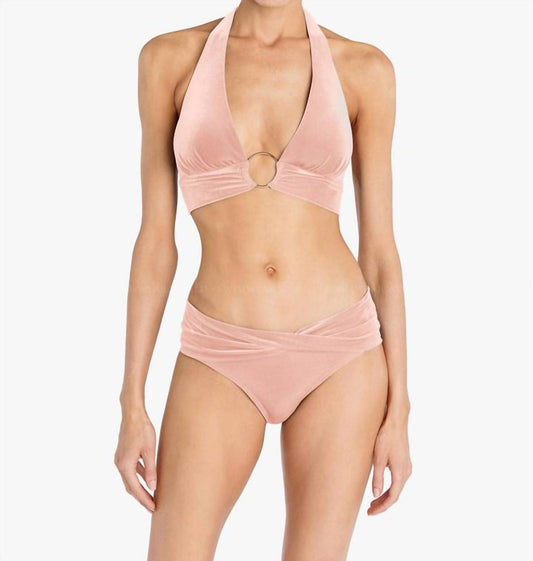 Robin Piccone - Halter Roxy Twist Bikini Bottom