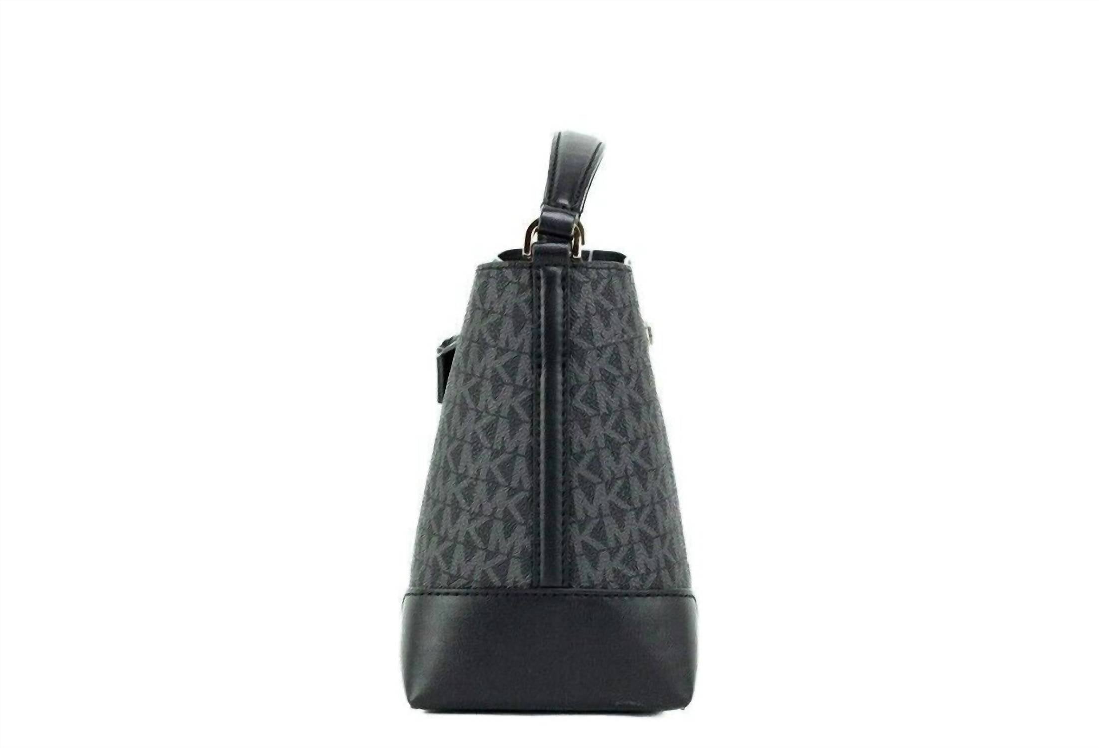 Michael Kors - Mercer Small Signature Leather Bucket Crossbody Handbag Purse