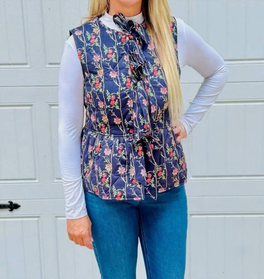 Umgee - Brooke Quilted Vest