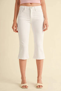 Just Black Denim - Mid Rise Capri Pants