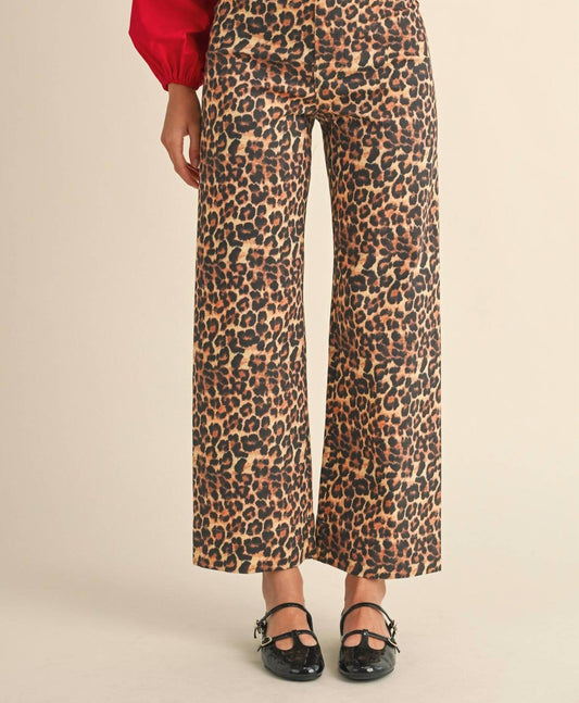&Merci - Women's Cropped Wide Leg Pants