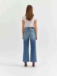 Daze - Pleaser High Rise Wide Ankle Jeans