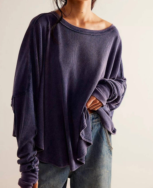 Free People - MICROPHONE DROP THERMAL TOP