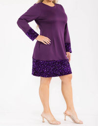 Karen T Design - Mini Dress With Sequin Details