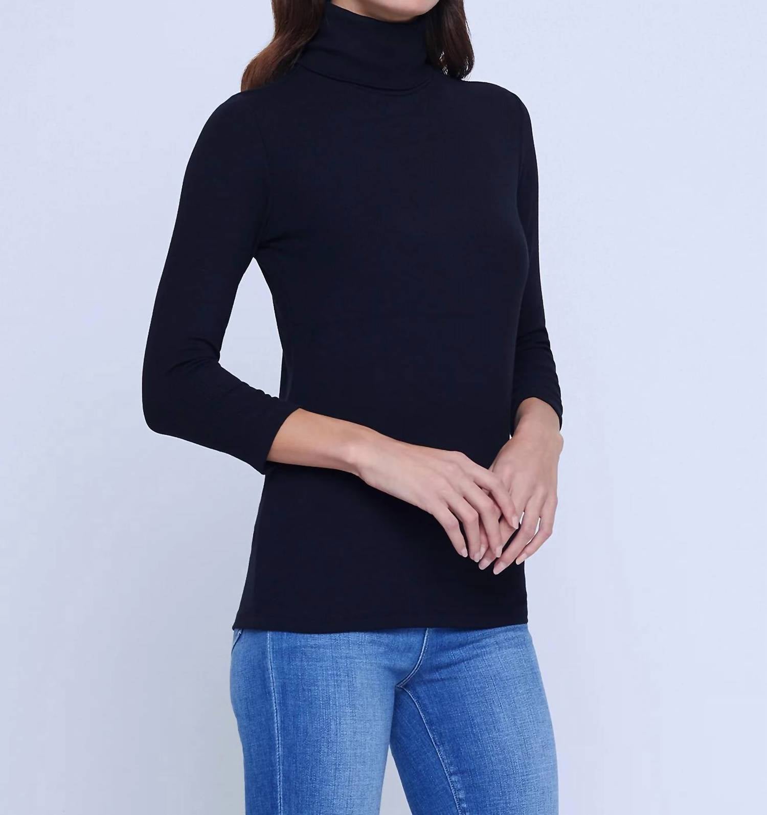 L'Agence - Aja Turtleneck Top