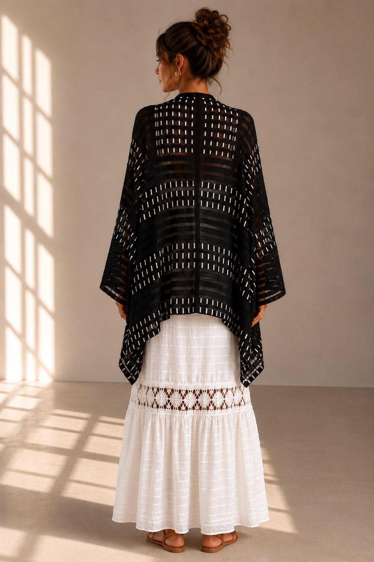 Pier Antonio Gaspari - Pull Asymmetric Jacquard Wrap