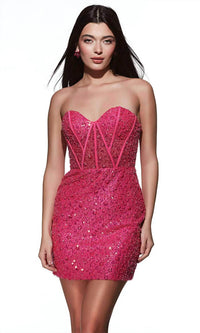 Alyce Paris - Bead Sweetheart Cocktail Dress