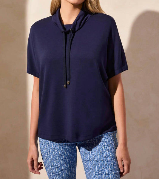 Tribal - Funnel Neck Top