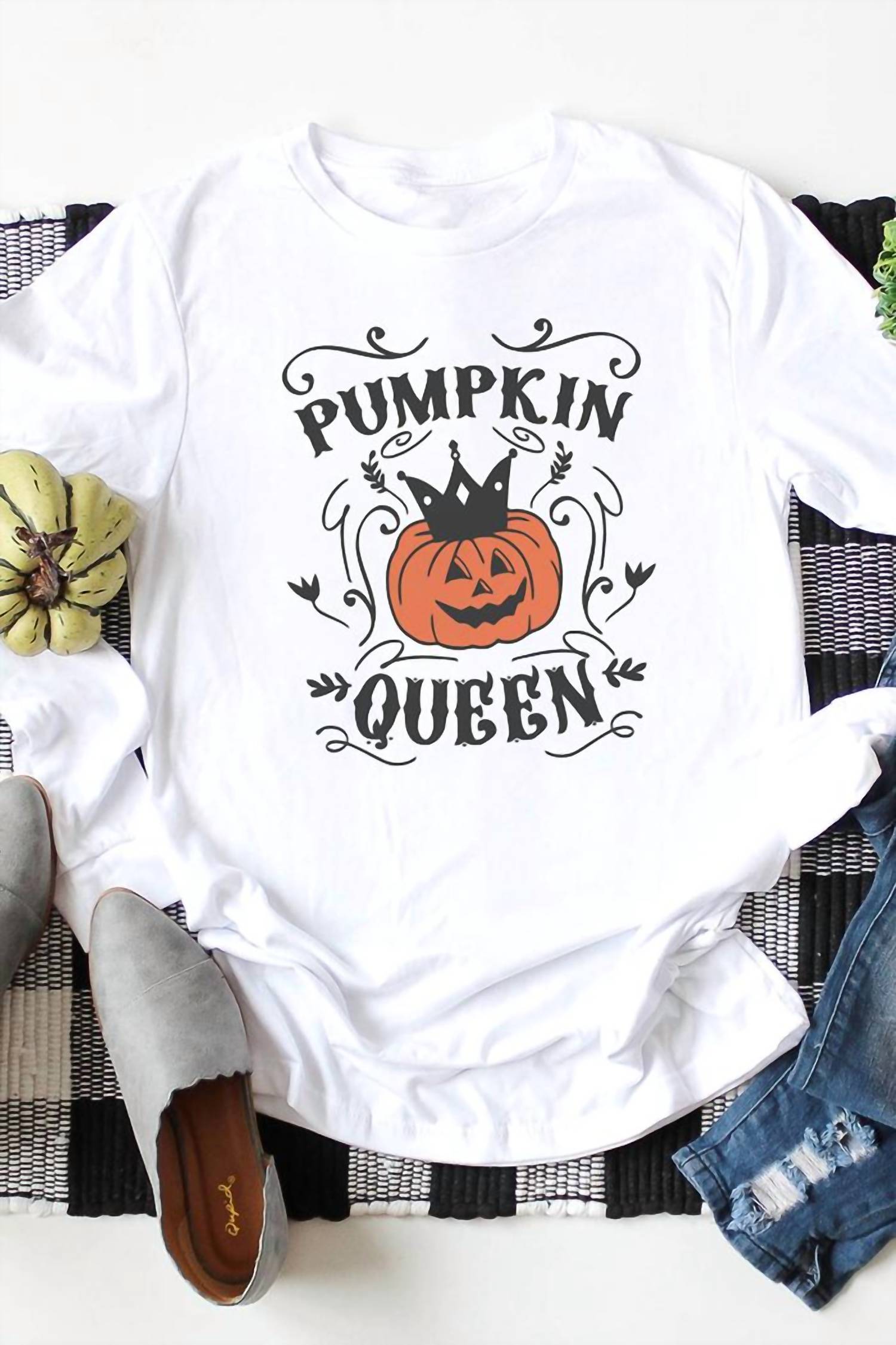 Shewin - Women's Pumpkin Queen Shirt