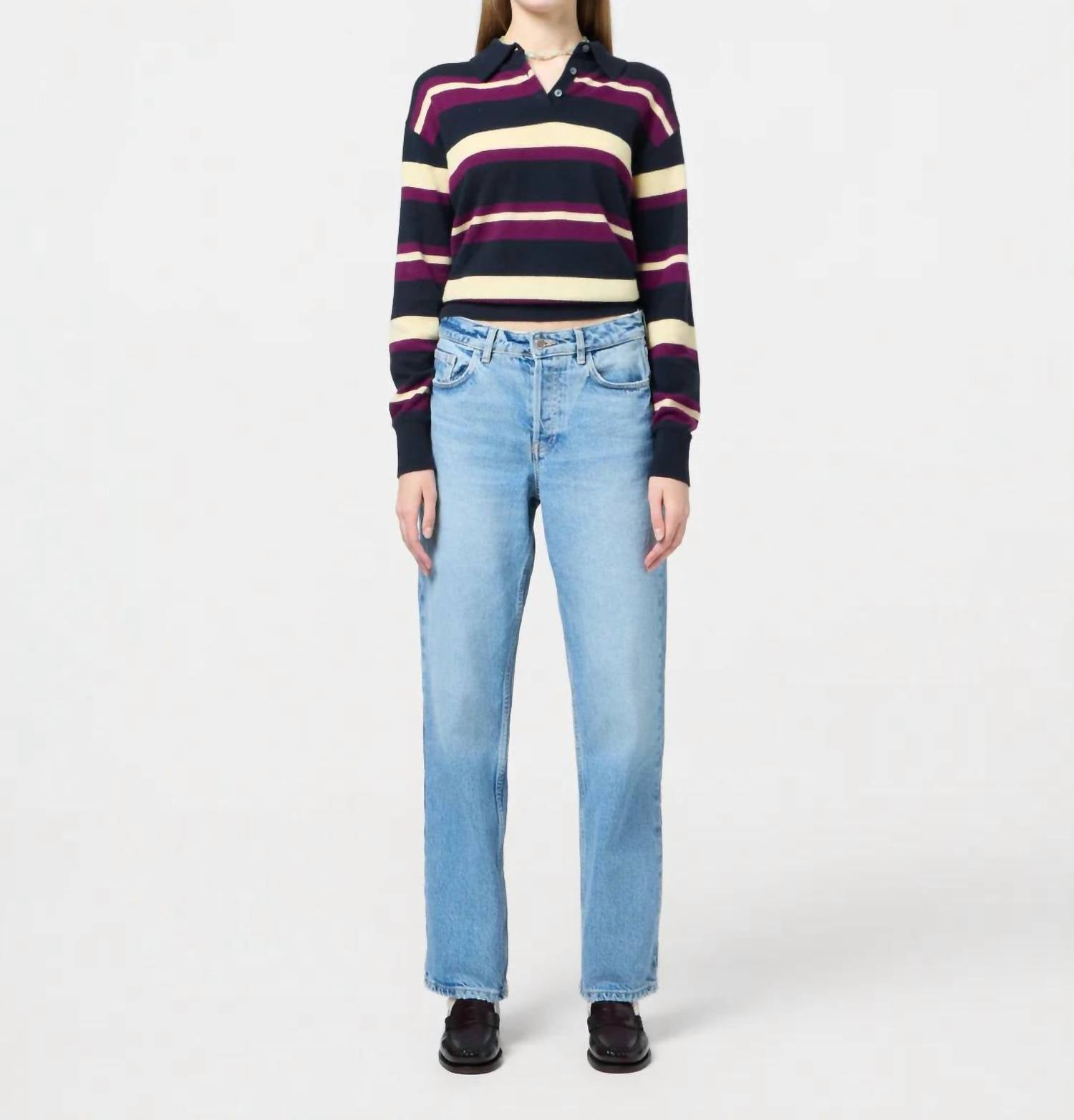 Guest In Residence - Collegiate Stripe Polo