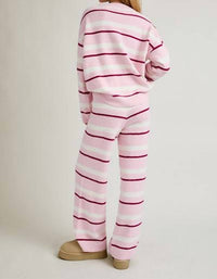 Le Lis - Casual Cool Stripe Sweater Two Piece Set