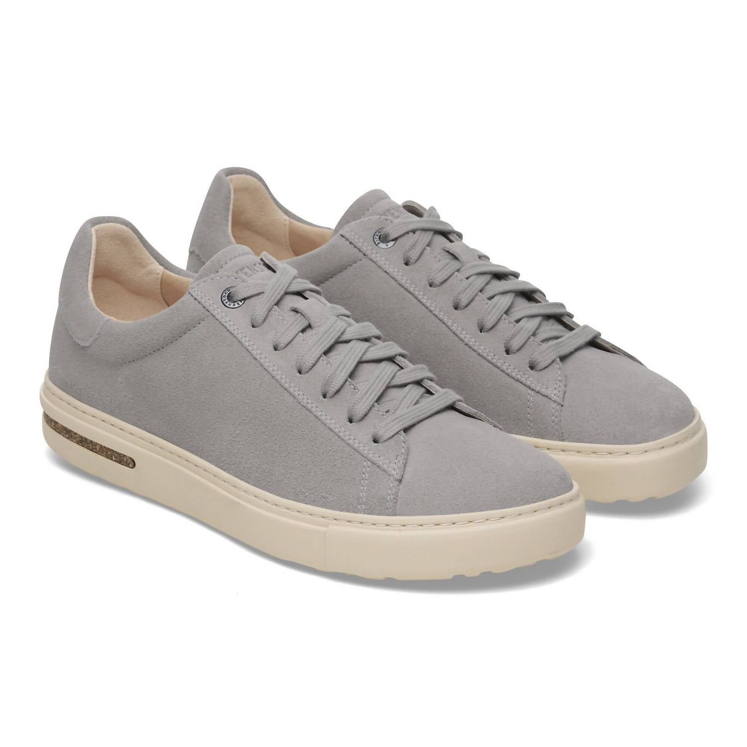 BIRKENSTOCK Women's Bend Suede Shoes in stone coin - women's sneaker - alternate view