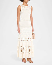 Ulla Johnson - Lakshmi Eyelet Knit Dress