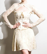 Blue B - Corset Liliana Mini Dress With Lace Bolero