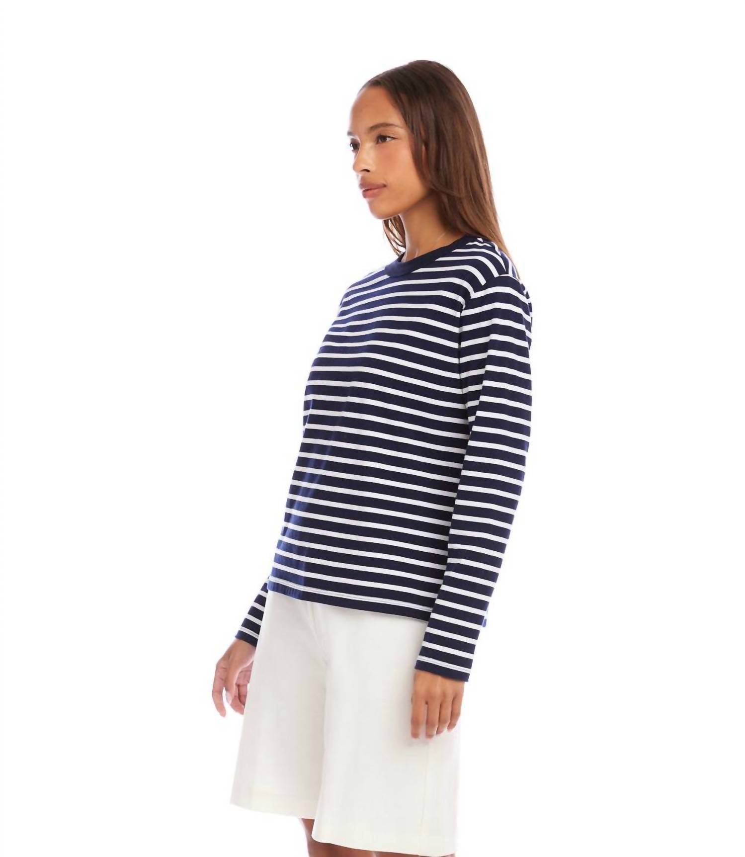 Karen Kane - Stripe Long Sleeve Top