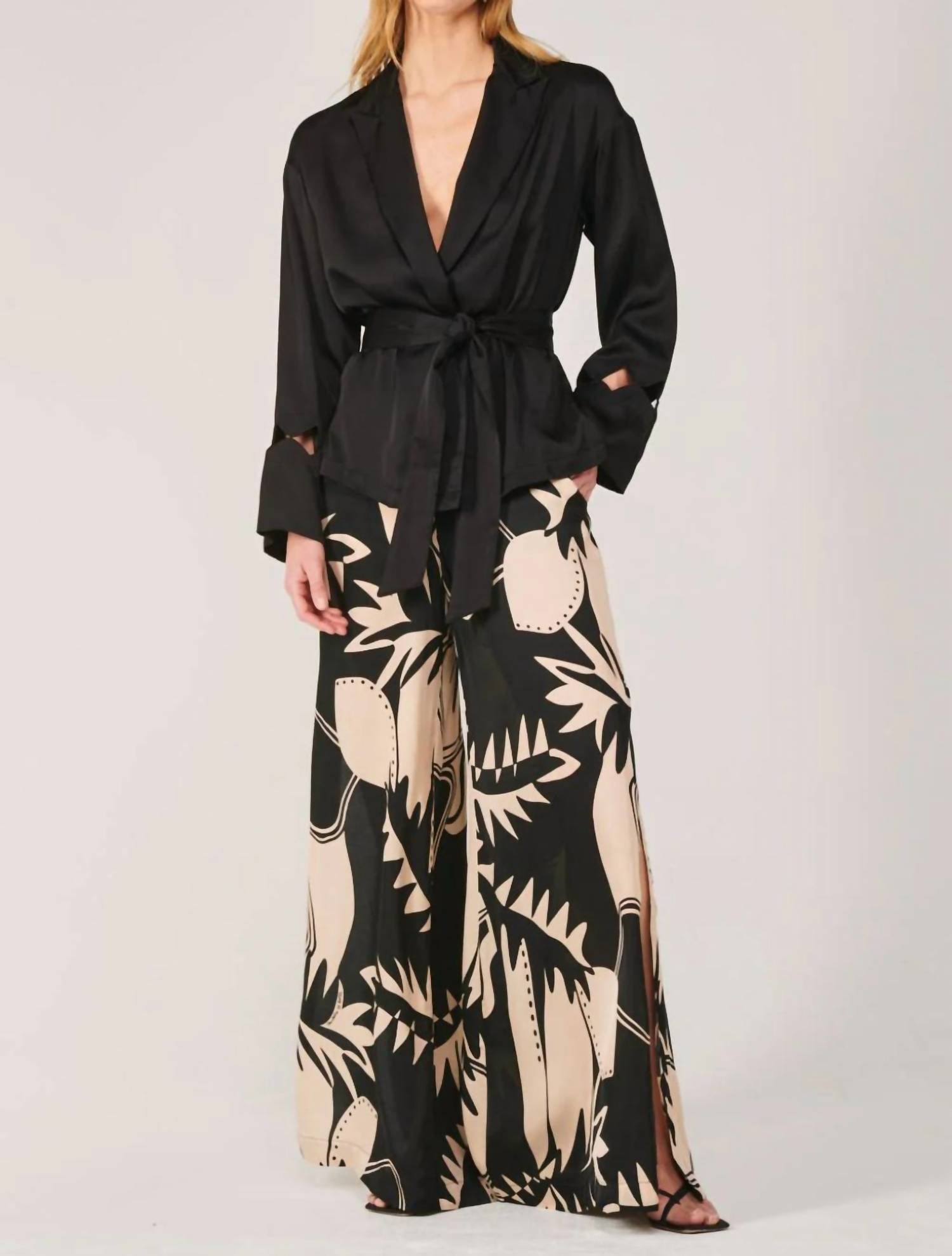 Poupette St Barth June Jacket in black - women's jacket - view 4