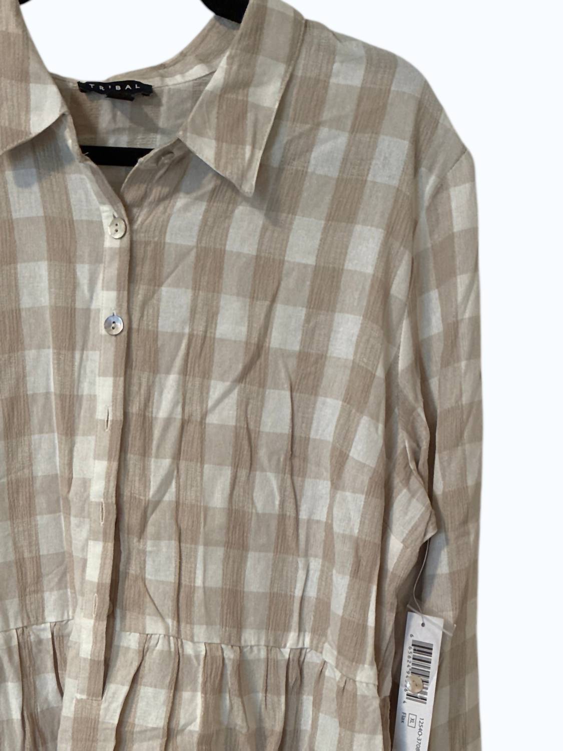 Tribal - Women's Long Sleeve Shirt Dress