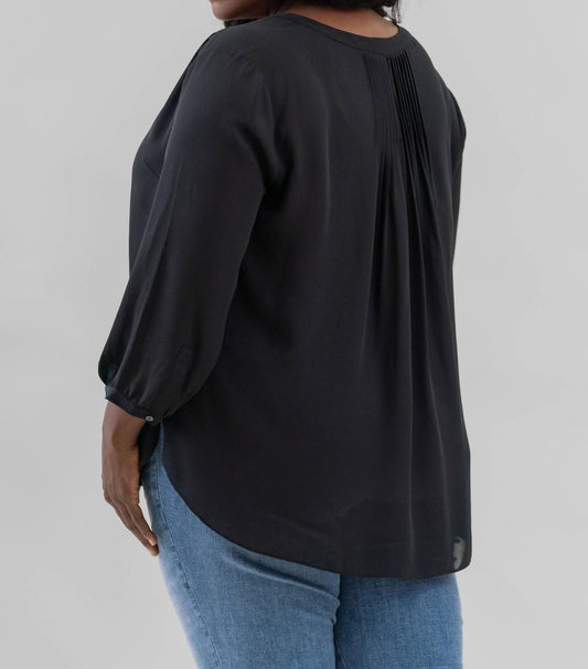 Nydj - Pintuck Blouse - Plus