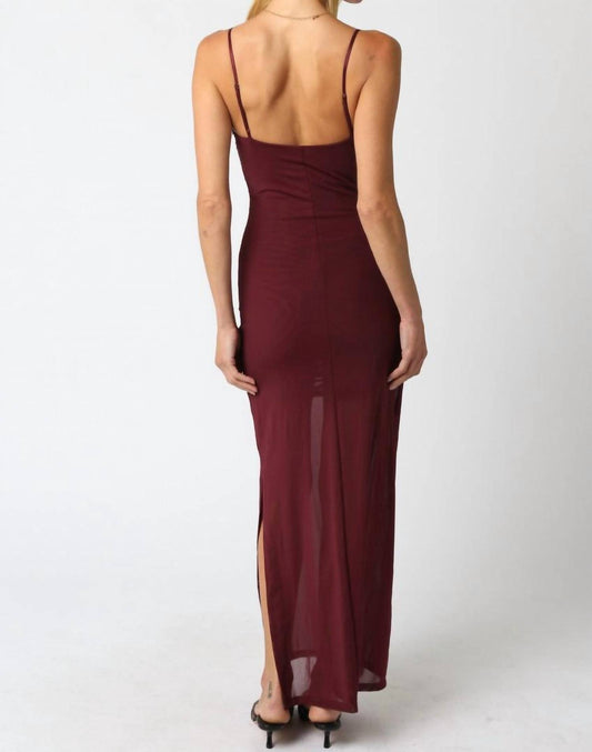 Olivaceous - Noelle Mesh Dress