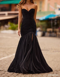 Sherri Hill - Strapless Mermaid Fit Dress