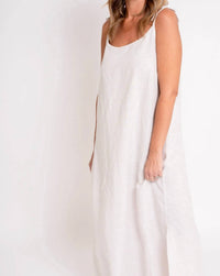 Line In The Sand - Pacific Linen Maxi Dress