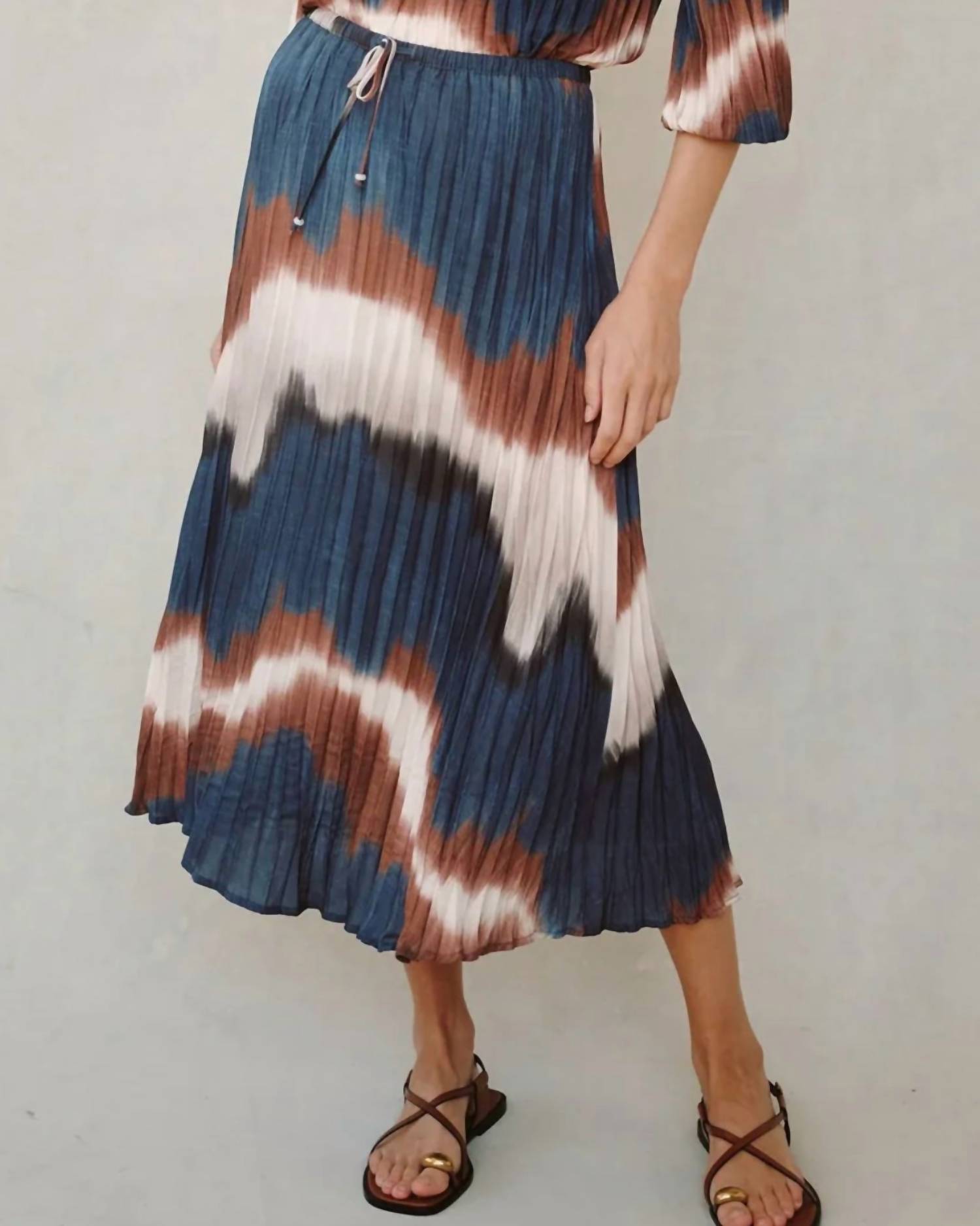 Bella Dahl - Pleated Skirt With Tie