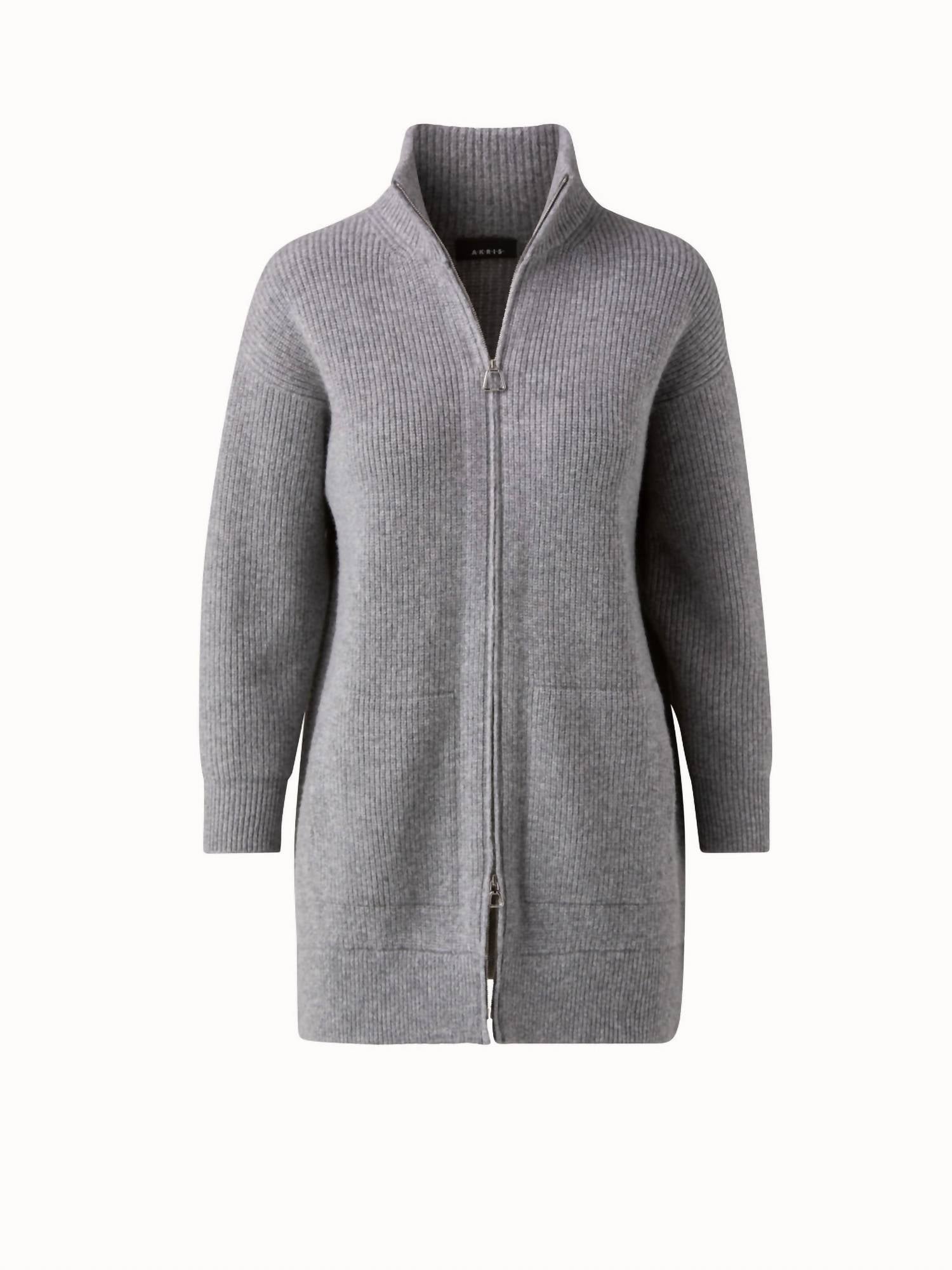 Akris - Women's Cashmere Ribbed Cardigan