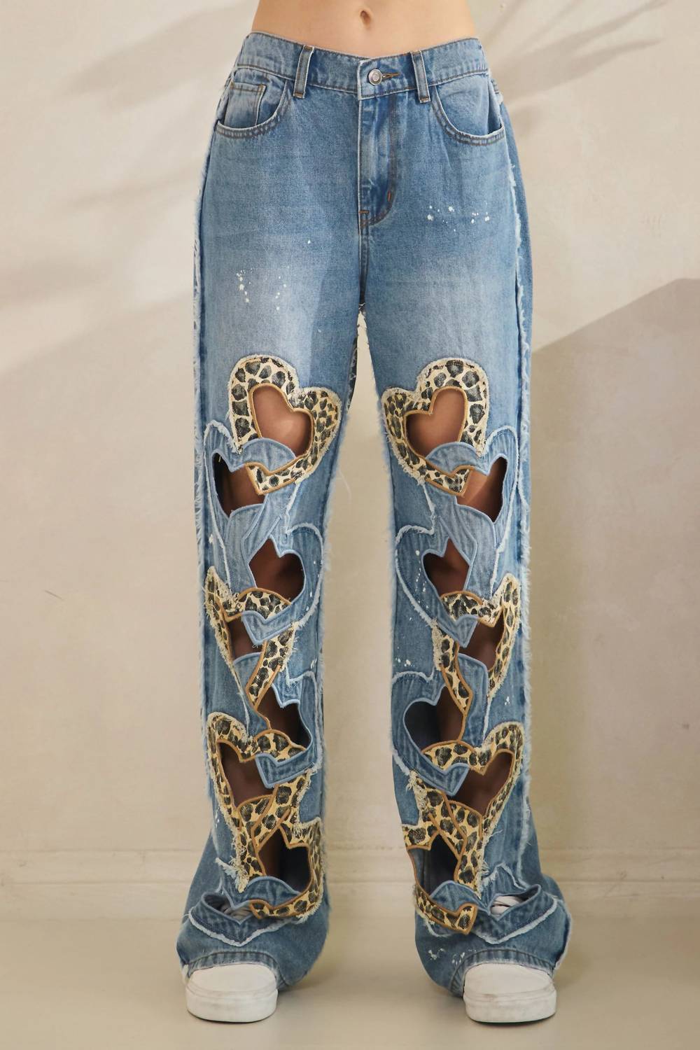 Oli & Hali - Heart Coutout Jean