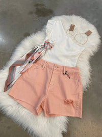 Ceros - Women's High Rise Denim Shorts
