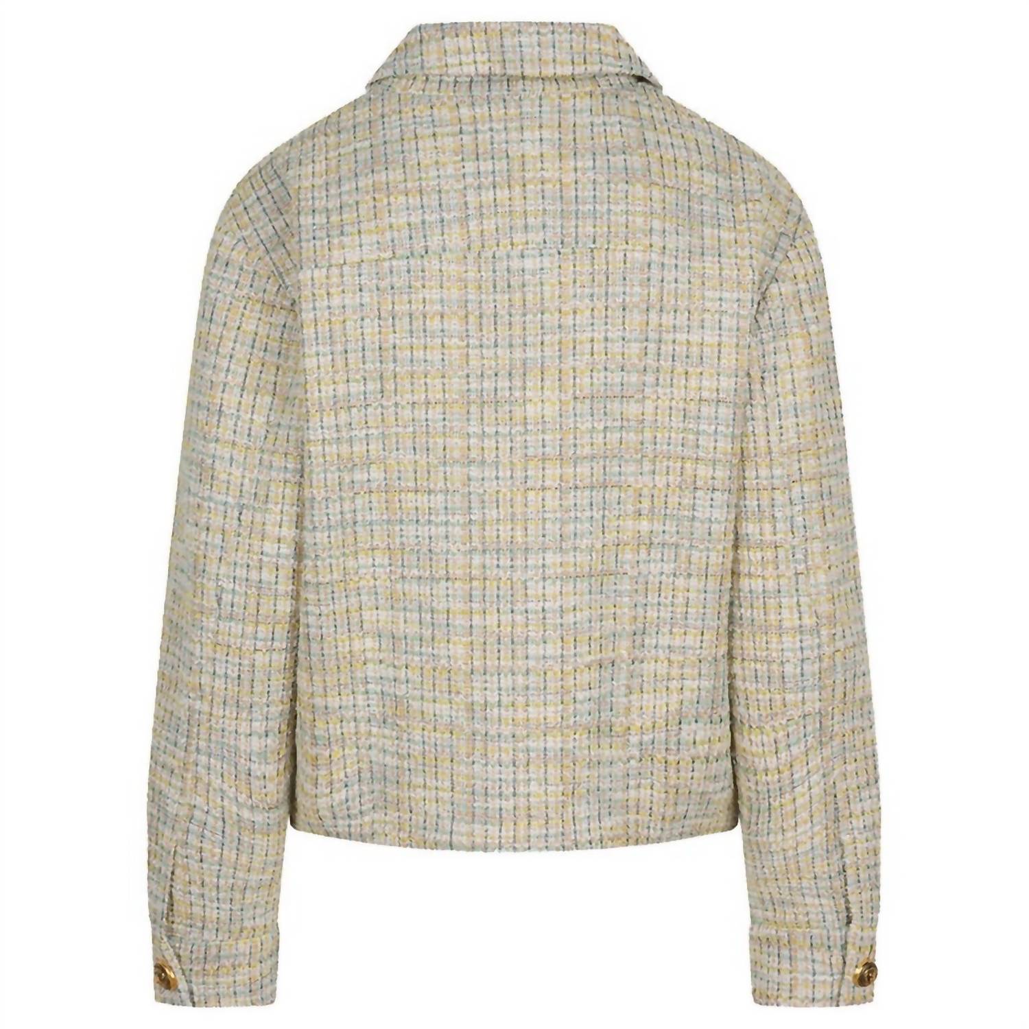 Esqualo - Tweed Button Jacket