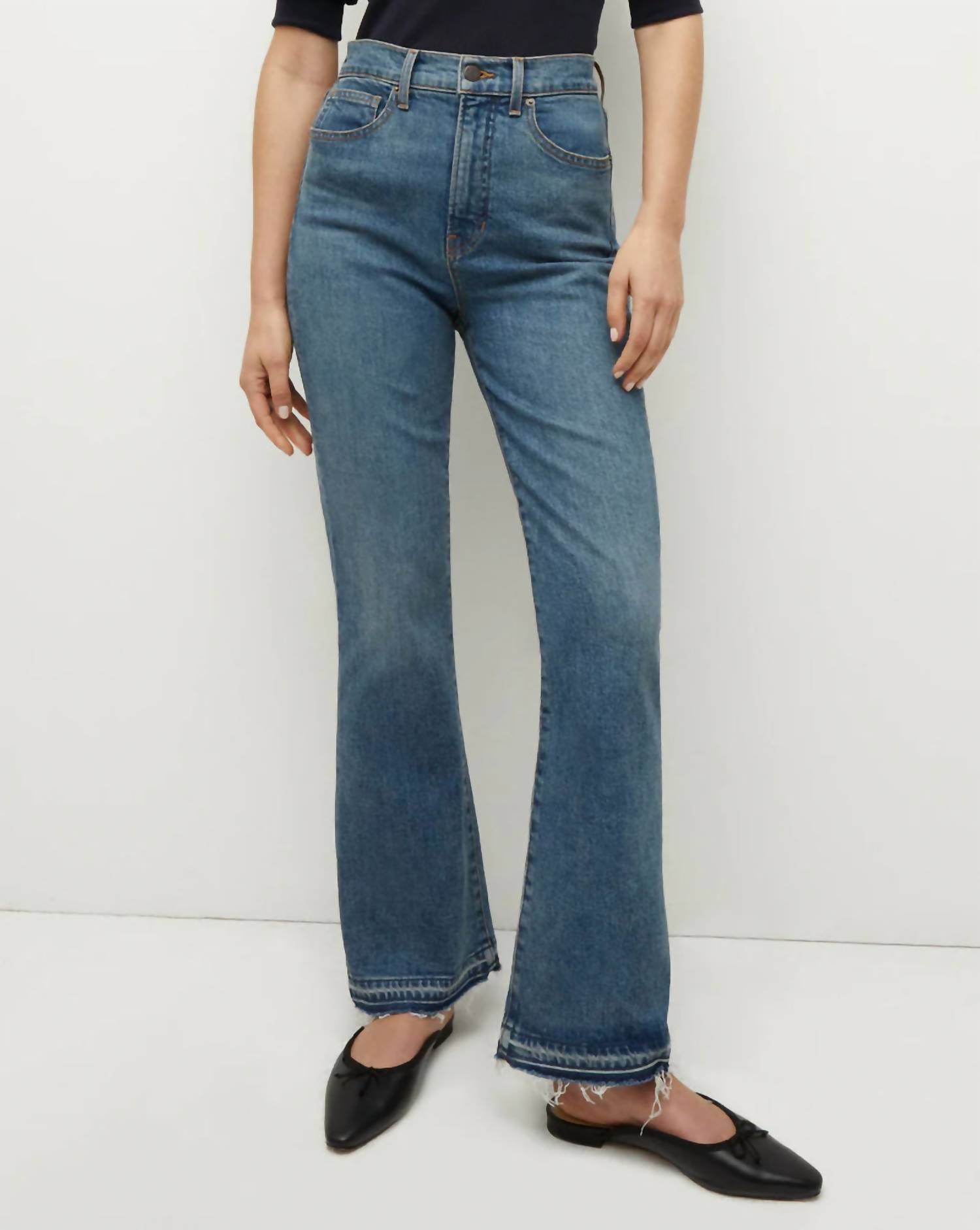 Veronica Beard - Carson Ankle Flare With Let Down Jean