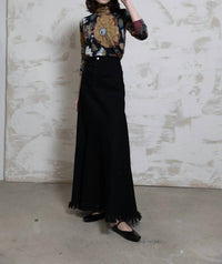 Byrd - Delle Denim Maxi Skirt