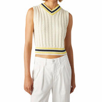 Amo - Selma Sleeveless V-neck Sweater