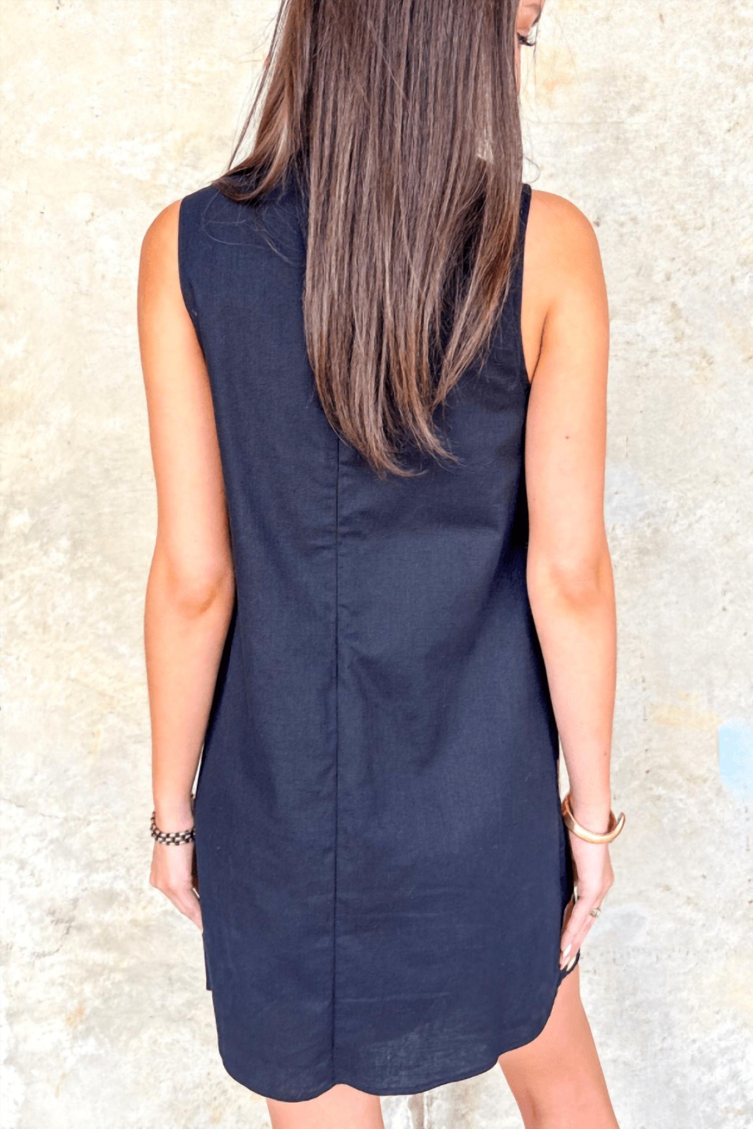 Thml - Sleeveless Embroidered Detail Dress