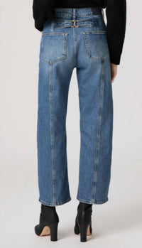 Paige - Women's Arellia Ankle With Back Seams Back Buckle Jean