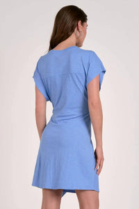 Elan - Short Sleeve Side Tie Waist Dress